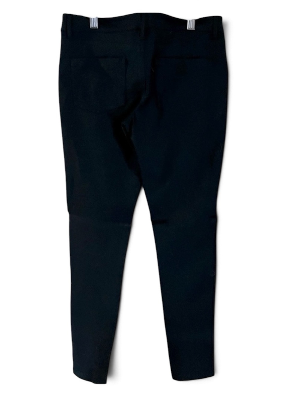 Classic Black Stretch Knit Straight Leg Pants